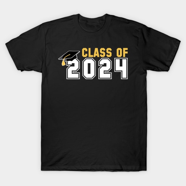 Class Of 2024 Graduation T-Shirt by PeppermintClover